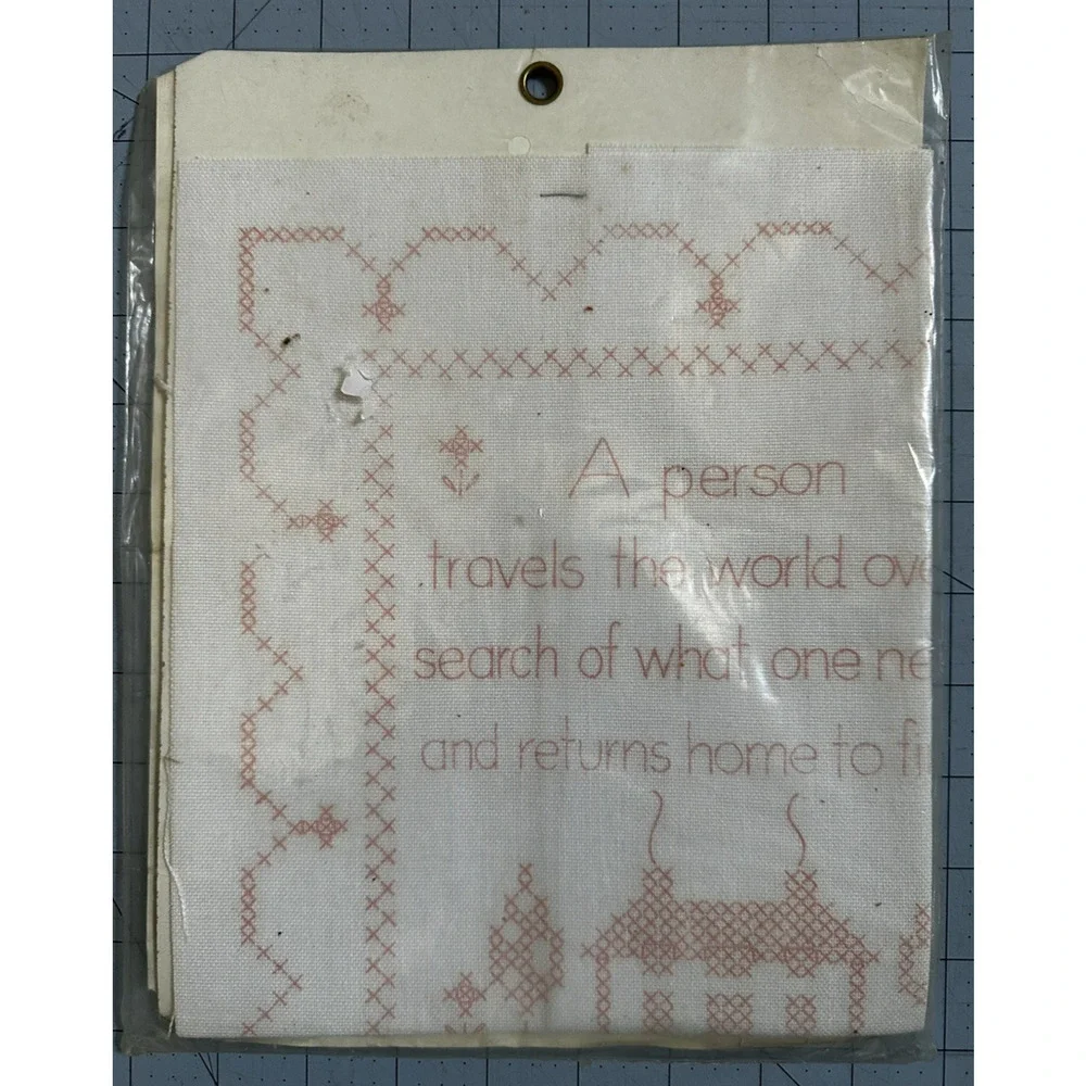 Vogart Crafts Sampler for Embroidery Cross Stitch or Painting 8761A NEW SEALED